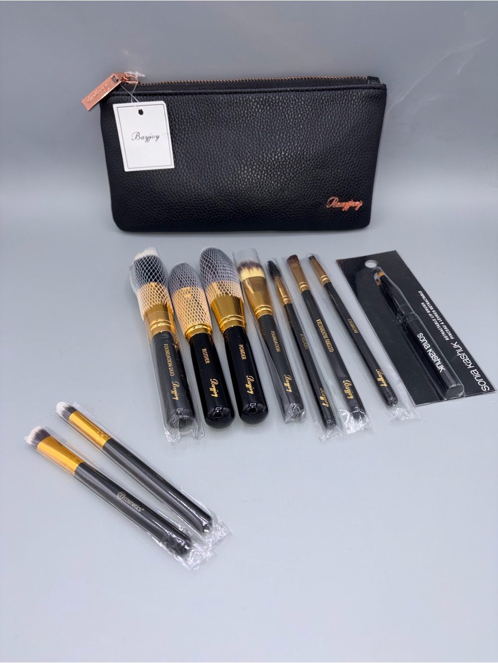 Bayjoy make up pouch and brush set